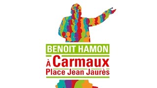 Benoît Hamon à Carmaux Place Jean Jaurès [upl. by Gavrilla608]