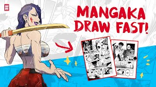 How to Draw Manga Fast or GET CANCELLED [upl. by Tillfourd836]