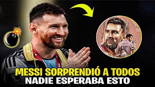 🚨¡ÚLTIMA HORA¡MESSI VUELVE A SORPRENDER AL MUNDO DEL FÚTBOL¡NECESITAS VER LO QUE PASÓ FANS MESSI [upl. by Gen]