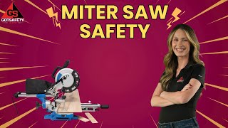 Miter Saw Safety Essential Tips for Safe Operation toolboxtalk safetytalk toolsafety [upl. by Skipton]