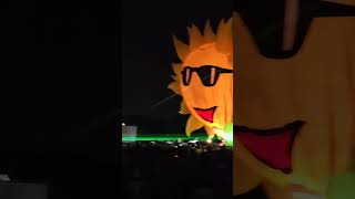 Hot air balloon festival  Laser Lights [upl. by Thedrick]