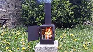 Rocket Stove mini wood burner [upl. by Frederiksen]