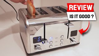 Cusimax 4 Slice Toaster Review Amazon Product [upl. by Ethelinda]