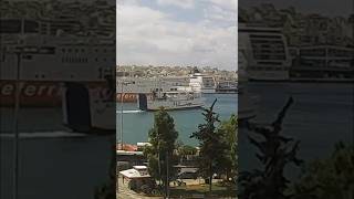 MS Nissos Aegina leaving Piraeus [upl. by Hbaruas170]