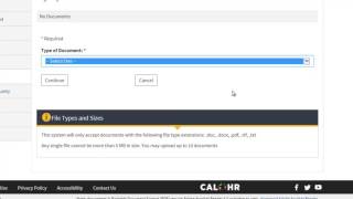 Upload Documents to your CalCareer Account [upl. by Ylicis]