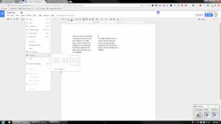 Columns in Google Docs [upl. by Nabi]