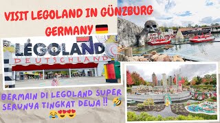 Part1 Visit Legoland Günzburg Germany Bermain di Legoland serunya super tingkat dewa [upl. by Dominga705]