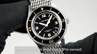 Helson Skindiver Steel Black Preowned [upl. by Michaele149]