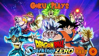 BT4 Its finally here Goku plays DragonBall Sparking Zero Part 1 [upl. by Kleon504]