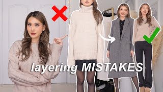 how to layer without looking bulky  WINTER OUTFITS ❄️ [upl. by Myron]