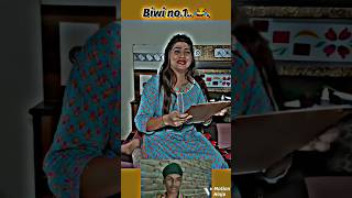 Biwi No1😂 4K Video ✨  Full Screen 🥀  Wattsap Status 🤭  shorts youtubeshorts biwino1 [upl. by Ahsot519]