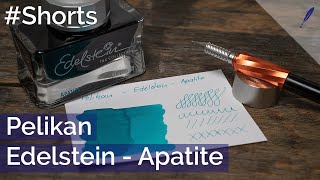 Pelikan Edelstein Apatite  swatching the ink  Shorts  without sound [upl. by Hiamerej]