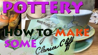 POTTERY MAKING SOME CLARICE CLIFF How to [upl. by Pyotr]