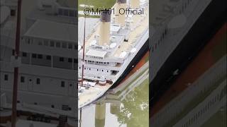 3 METER CARDBOARD TITANIC SINKING maritimedisaster titanic history viral shorts [upl. by Roselia]