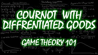 Cournot Competition with Differentiated Goods  Microeconomics by Game Theory 101 [upl. by Navy952]