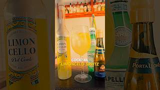 Hora do cocktail pessoal… vamos fazer Limoncello spritz 🍹🙂‍↔️cocktails drinks comofazer [upl. by Bartosch]