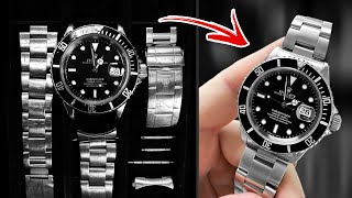 Rolex Submariner Polishing Demonstration  Sooo Cool [upl. by Merrow61]