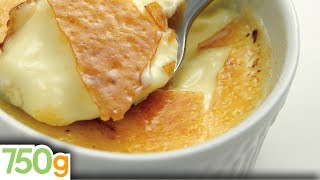 Recette de Crème brûlée à la vanille  750g [upl. by Eixam720]