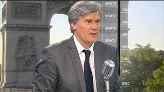 Stéphane Le Foll quotLaugmentation du chômage est moins forte que prévuequot  2507 [upl. by Lehpar]