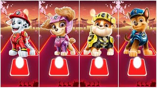 PAW Patrol  The Mighty Movie Skye 🌟 Ryder 🌟 Zuma 🌟 Marshall ☄️ Tiles Hop EDM Rush [upl. by Amelita837]