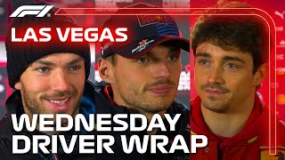 Wednesday Drivers Wrap  2024 Las Vegas Grand Prix [upl. by Arek744]