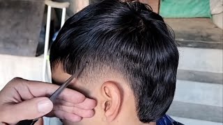 Como hacer un degradado sin PEINES TRAMPA corte de cabello casero [upl. by Asetal705]