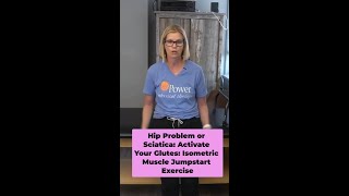 Hip Problem or Sciatica Activate Your Glutes Isometric Muscle Jumpstart Exercise shorts [upl. by Acirtap]