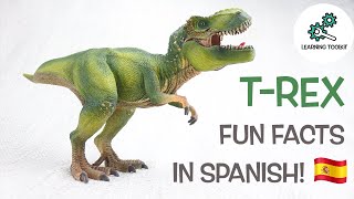 TREX FACTS IN SPANISH 🇪🇸 Fun amp Educational  Dinosaurs For Kids  Best Dinosaur Facts [upl. by Idolah100]