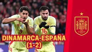 DINAMARCA  ESPAÑA 12 Resumen en imágenes  NATIONS LEAGUE [upl. by Maury46]