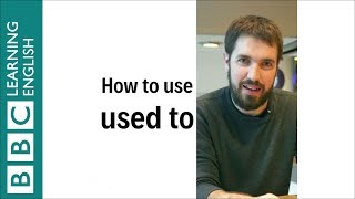 How to use used to  English In A Minute [upl. by Lukash]