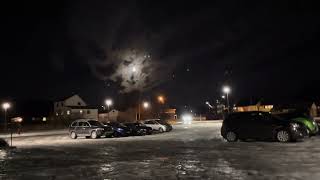 Night view in spjelkavik videregående skole ❤️❤️ [upl. by Ocsirf]