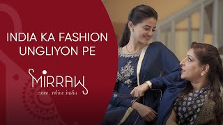 Mirraw Indianwear Online Super Store  India ka Fashion Ungliyon Pe  Festival AD Film [upl. by Colier]