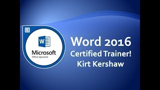 Microsoft Word 2016 Tutorial for Beginners – How to Use Word Part 6 [upl. by Lucrece]