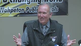 Wahpeton School District News Conference May 10 [upl. by Stephi]