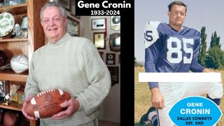 Gene Cronin  Farewell To A Legend  NFL [upl. by Aemat890]