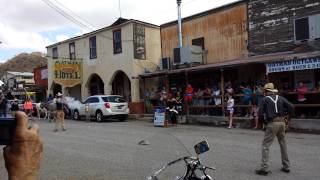 Gun fight show in Oatman Arizona on US Route 66 [upl. by Jobi]