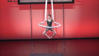 Aerialympics 2017 Katelyn Webb Advanced Hammock Winner 1st Place [upl. by Jessy]