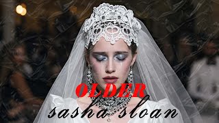 Sasha Sloan Older Lyrics video 2024 [upl. by Arvad]