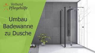 Meine Badewanne zur ebenerdigen Dusche umbauen  So klappt der Umbau schnell und günstig [upl. by Bird680]