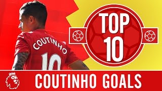 Top 10 Philippe Coutinhos Premier League screamers for Liverpool [upl. by Aztinad]