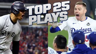 TOP 25 Plays of the Postseason Ft Freddie Shohei Judge Soto Stanton Alonso AND MORE [upl. by Scriven]