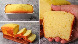 Basic Plain amp Soft Vanilla Sponge Cake Recipe Without Oven  Yummy [upl. by Lesig]