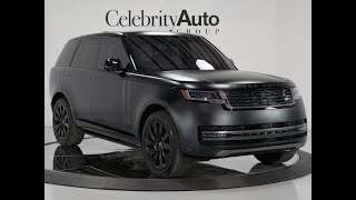 2023 LAND ROVER RANGE ROVER SE SPECIAL PALATE LIGURIAN SATIN BLACK EXTERIOR FINISH [upl. by Zoller83]