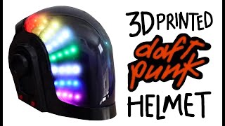 How to make a 3D Printed Daft Punk Helmet 2  MAKE SOMETHING [upl. by Saxen]