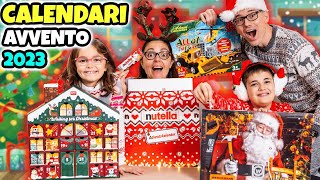 CALENDARI AVVENTO Natale 2023 NUTELLA LEGAMI e Attrezzi di Babbo Natale [upl. by Aitnic]