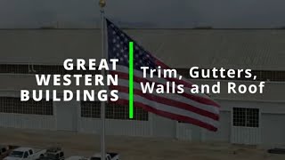 How to Build a Steel Building  Trim Gutters Walls and Roof  Complete Guide  GWB [upl. by Iila]