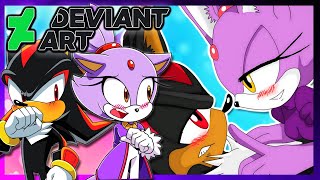 Shadow amp Blaze VS DeviantArt FT Tails [upl. by Padriac]