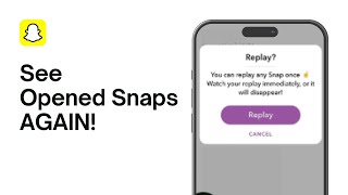 How To See Opened Snaps Again On Snapchat 2024  How to Replay a Snap [upl. by Nnairek]