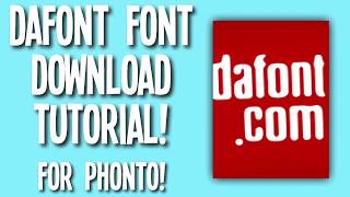 Downloading Fonts to iOS via Dafont  Phonto Tutorial [upl. by Eisiam]