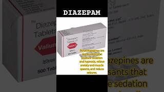 Structure of Diazepam benzodiazepines diazepam pharmacy shortvideo youtubeshorts shorts meds [upl. by Sulokcin]